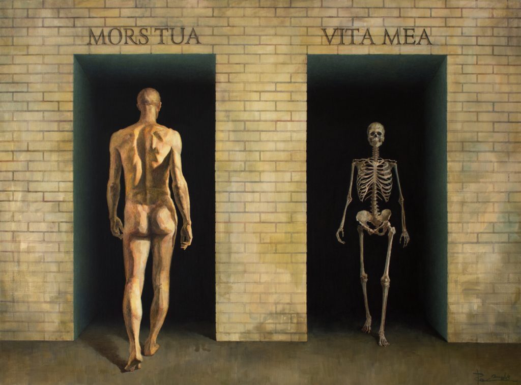 -Mors Tua Vita Mea- 85x115 cm, canvas, oil, 2018